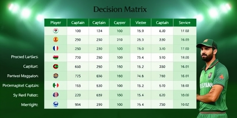 66Lottery Play captain decision matrix